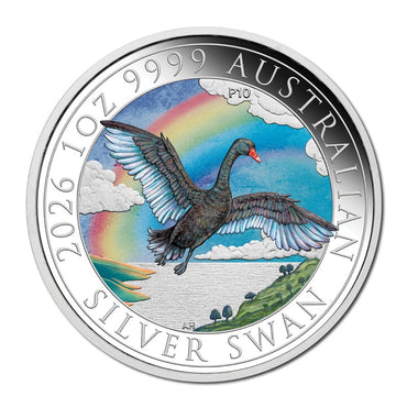 2026 Swan 1oz Silver Coloured - Perth ANDA Expo