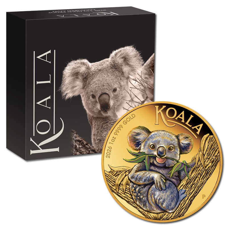 2026 Koala Coloured 1oz Gold Proof