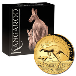 2026 Kangaroo High Relief 1oz Gold Proof