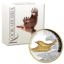 2026 Kookaburra 2oz Silver Proof High Relief Gilded