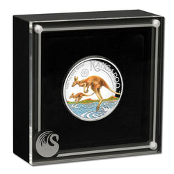 2026 Kangaroo 1oz Silver Colour High Relief