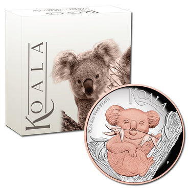 2026 Koala 5oz Silver High Relief Gilded Proof