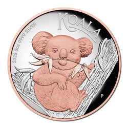 2026 Koala 5oz Silver High Relief Gilded Proof