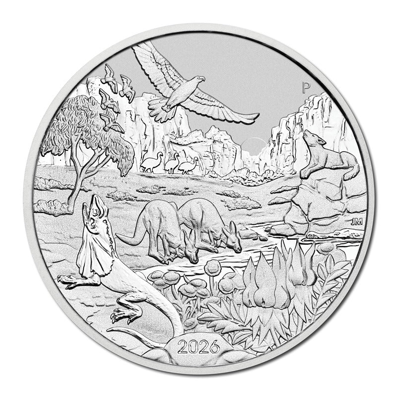 2026 Wonders of Australia - The Outback 1oz Silver UNC