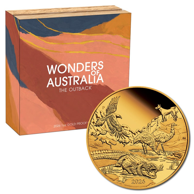 2026 Wonders of Australia - The Outback 1oz Gold Proof