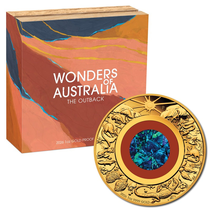 2026 Wonders of Australia - The Outback Opal 1oz Gold Proof - PRE-ORDER