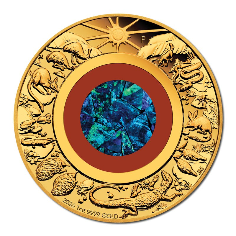 2026 Wonders of Australia - The Outback Opal 1oz Gold Proof - PRE-ORDER
