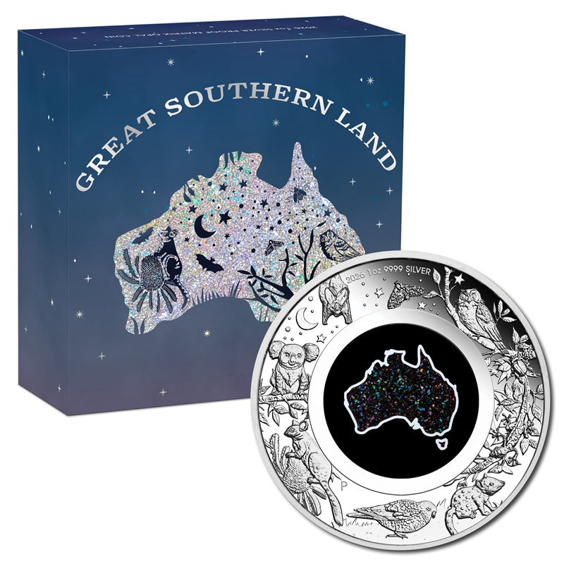 2026 Great Southern Land (Nocturnal) Matrix Opal 1oz Silver Proof