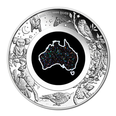 2026 Great Southern Land (Nocturnal) Matrix Opal 1oz Silver Proof