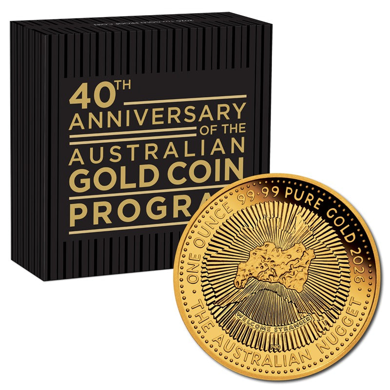 2026 Australian Nugget 40th Anniversary 1oz Gold Proof - PRE-ORDER