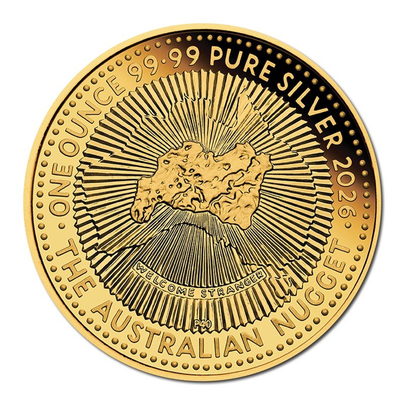 2026 40th Anniversary of the Australian Gold Program 1oz Silver Gold Plated - Hobart ANDA Show