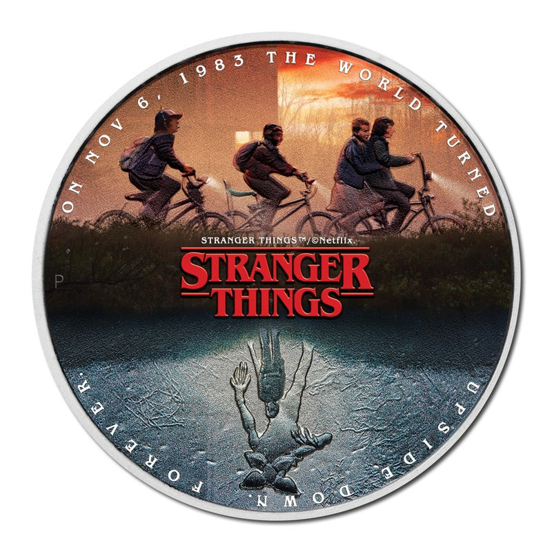 Tuvalu 2026 Stranger Things - The Upside Down 1oz Silver Coloured