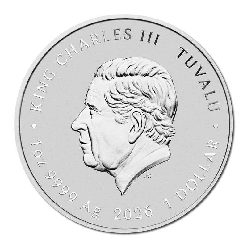 Tuvalu 2026 Stranger Things - The Upside Down 1oz Silver Coloured