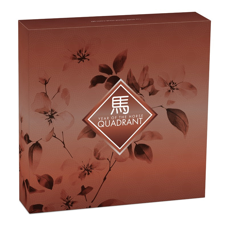 Tuvalu 2026 Year of the Horse Quadrant 1oz Silver 4 Coin Set - PRE-ORDER