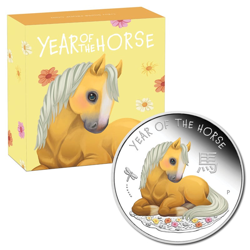 Tuvalu 2026 Baby Horse 1/2oz Silver Proof
