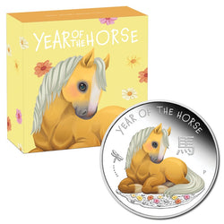Tuvalu 2026 Baby Horse 1/2oz Silver Proof