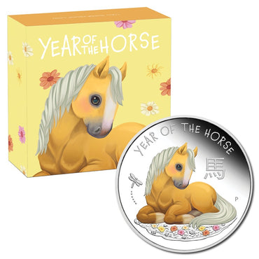Tuvalu 2026 Baby Horse 1/2oz Silver Proof