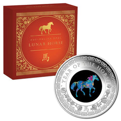 2026 Australian Opal Lunar Horse 1oz Silver Proof