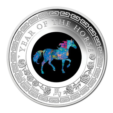 2026 Australian Opal Lunar Horse 1oz Silver Proof