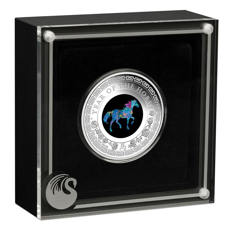 2026 Australian Opal Lunar Horse 1oz Silver Proof