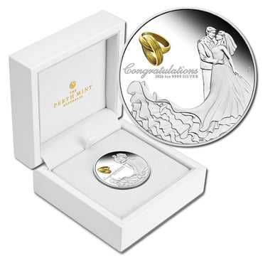 2026 Wedding 1oz Silver Proof Coin - PRE-ORDER