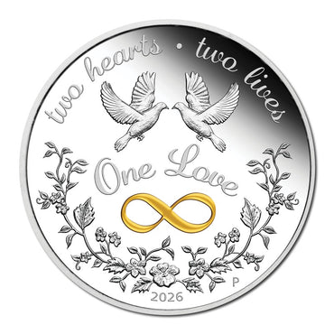 2026 One Love 1oz Silver Proof - PRE-ORDER