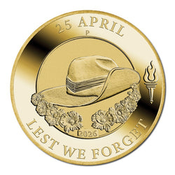 2026 $1 ANZAC Day - Lest We Forget UNC