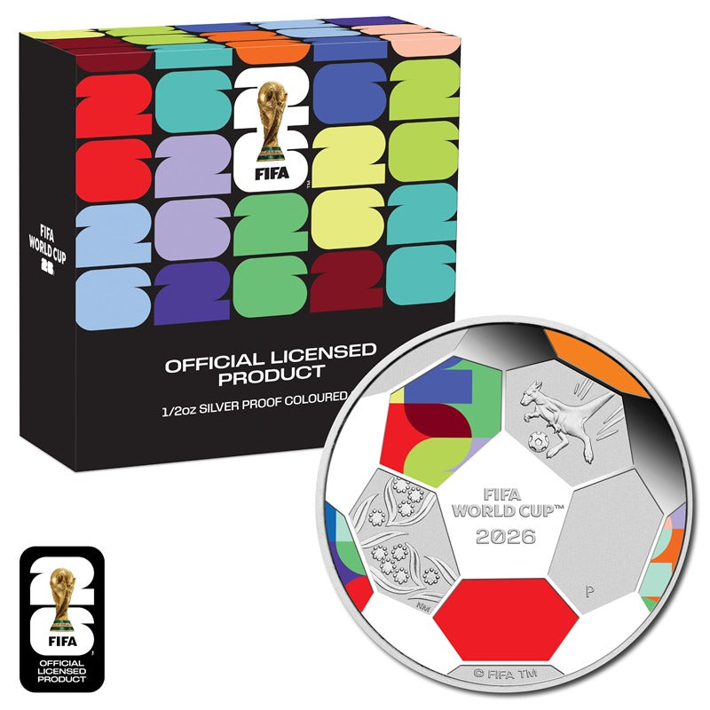Australia FIFA World Cup 2026™ 1/2oz Silver Coloured Proof