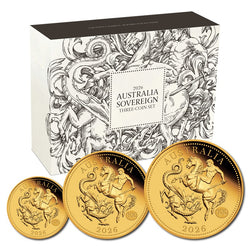 2026 Australia Sovereign Three Coin Gold Proof Set