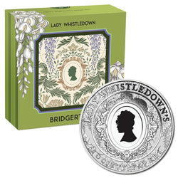 Tuvalu 2026 Bridgerton Lady Whistledown Coloured 1oz Silver - PRE-ORDER