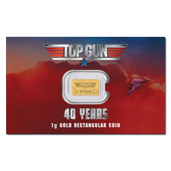 Tuvalu 2026 40 Years of Top Gun 1g Gold