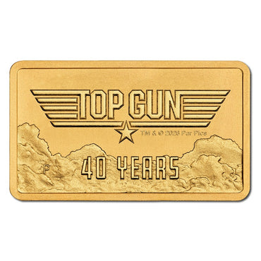 Tuvalu 2026 40 Years of Top Gun 1g Gold