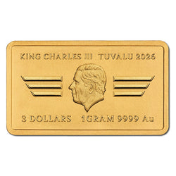 Tuvalu 2026 40 Years of Top Gun 1g Gold