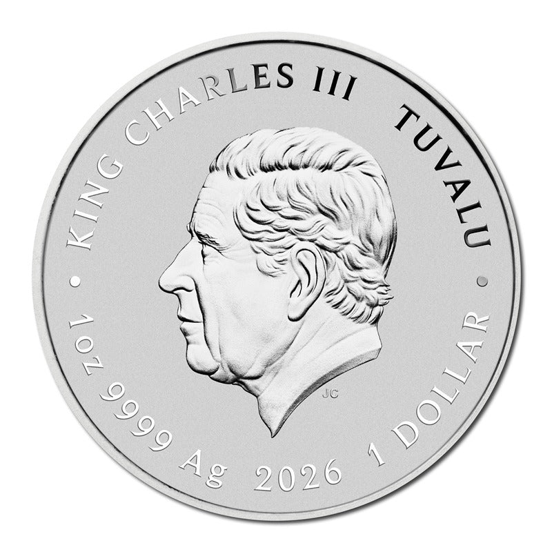 Tuvalu 2026 40 Years of Top Gun 1oz Silver Coloured