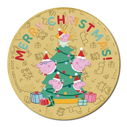 Tuvalu $1 2026 Peppa Pig - Christmas Coin