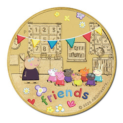 Tuvalu 2026 $1 Peppa Pig - Friends Three Coin Set UNC - LIMIT 2