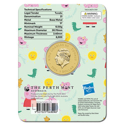 Tuvalu 2026 $1 Peppa Pig - Together Forever UNC