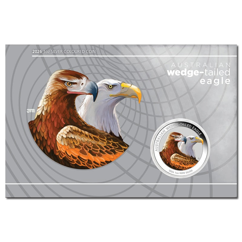 2026 Wedge-Tailed Eagle 1oz Silver Coloured