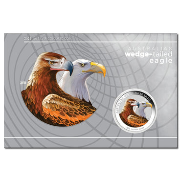 2026 Wedge-Tailed Eagle 1oz Silver Coloured