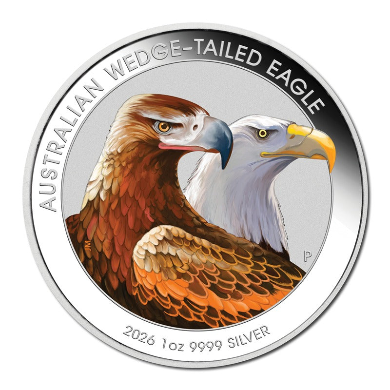2026 Wedge-Tailed Eagle 1oz Silver Coloured