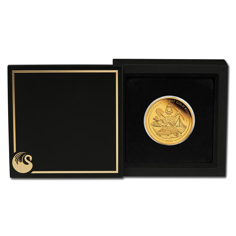 2026 Australia's First Gold Rush 175th Anniversary 1oz Gold Proof