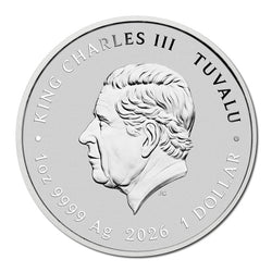 Tuvalu 2026 DUNE Coloured 1oz Silver