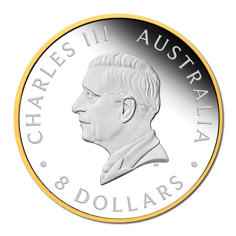 2026 Australian Wedge-Tailed Eagle Gilded 5oz Silver Reverse Proof Ultra High Relief