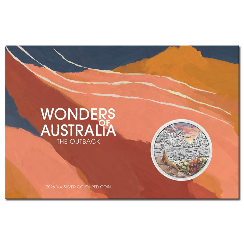2026 Wonders of Australia - The Outback Coloured 1oz Silver
