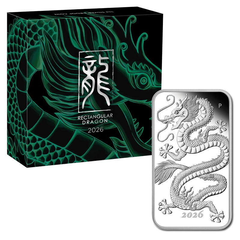 2026 Dragon Rectangular 1oz Silver Proof