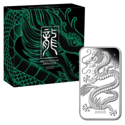 2026 Dragon Rectangular 1oz Silver Proof