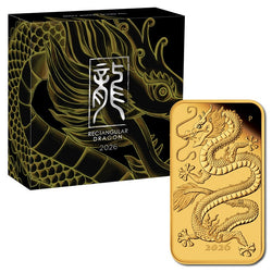 2026 Dragon Rectangular 1oz Gold Proof