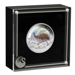 2026 Australian Emu Coloured 1oz Silver