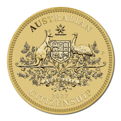 $1 2027 Citizenship Carded UNC