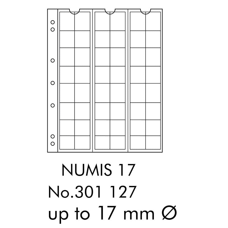 NUMIS Coin Sheets - Pack of 5